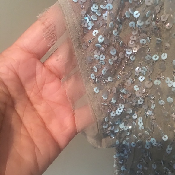 All Saints Women’s Hand Embellished Top Tunic SZ 6 - Picture 6 of 8